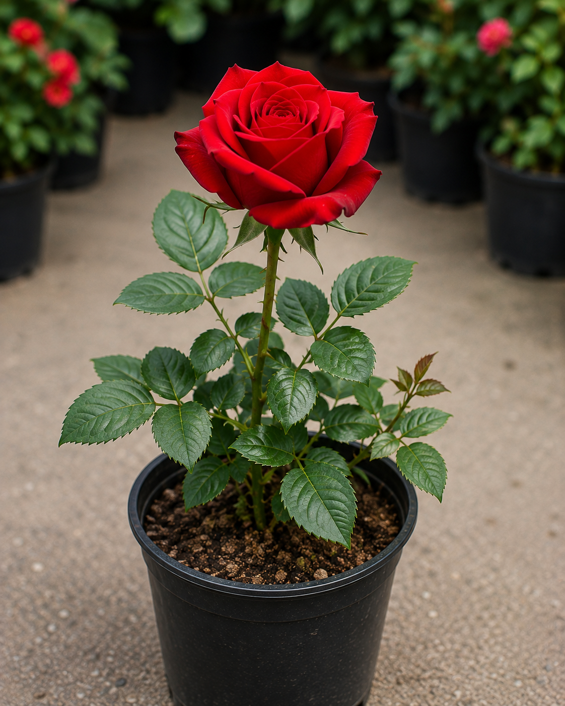 Rose Plant (Rosa)